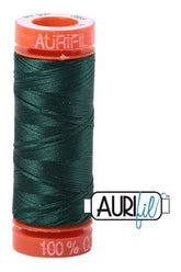 Aurifil Mako 50wt Cotton 200 m 220 yd. spool - 2885 Medium Spruce